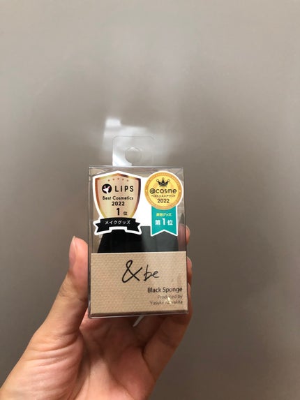 &be ブラックスポンジ/&be/パフ・スポンジを使ったクチコミ(1枚目)
