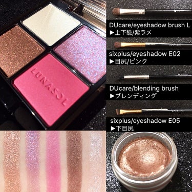 mari_loves_beauty on LIPS 「#今日のメイク..ルナソルの新作シャドウを使った、透けパープル..」（3枚目）