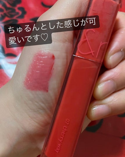 デュイフルウォーターティント/rom&nd/リップティントを使ったクチコミ(2枚目)