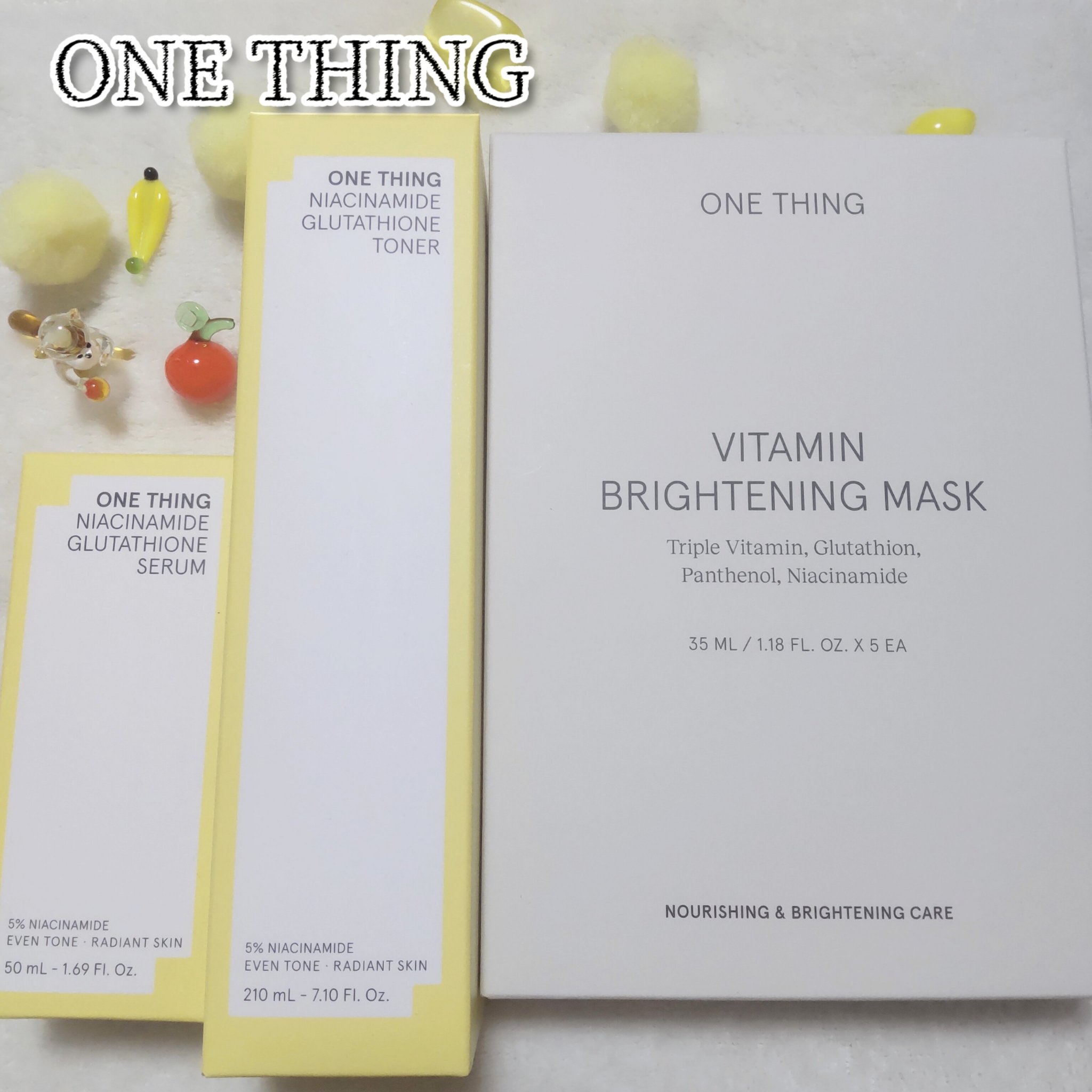 ビタミンブライトニングマスク/ONE THING/シートマスク・パックを使ったクチコミ（1枚目）