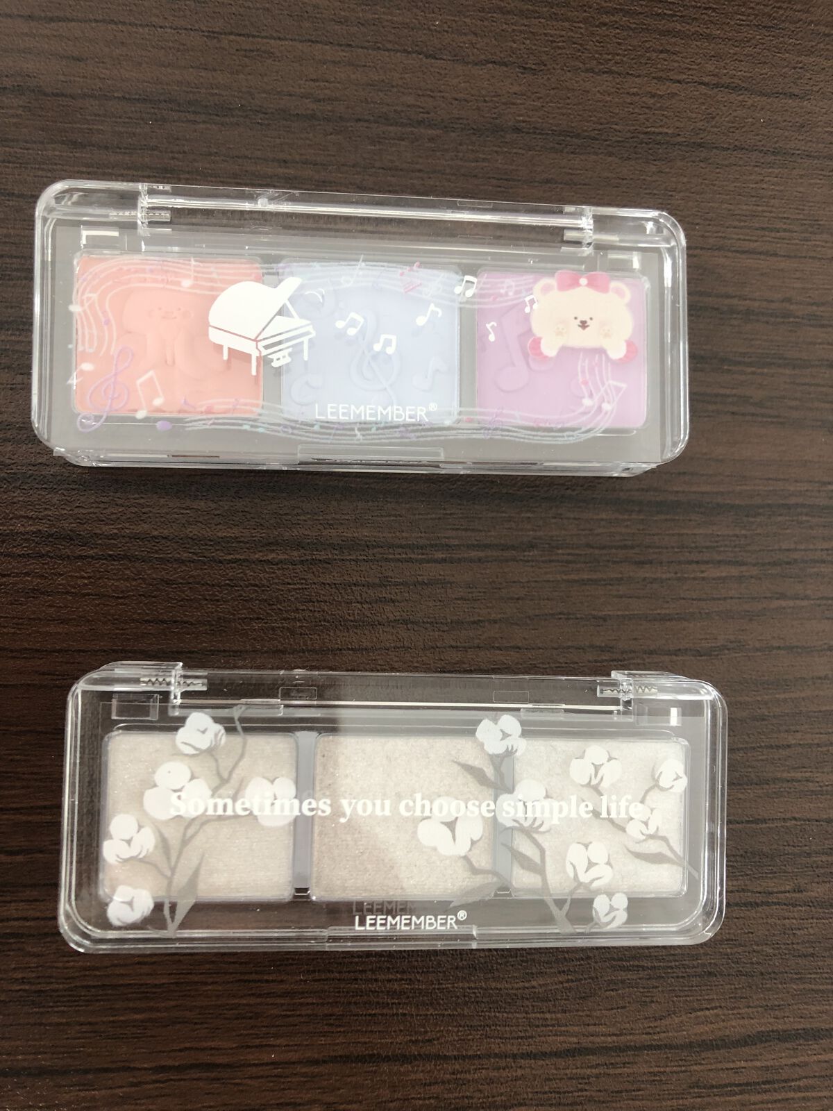 3色フローラアイパレット JM07 コットンクリスタル/LEEMEMBER/アイシャドウパレットを使ったクチコミ（2枚目）