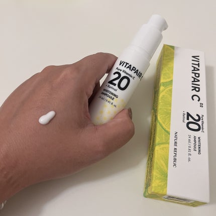 ビタペアC ビタレチ美容液/ネイチャーリパブリック/美容液を使ったクチコミ(5枚目)