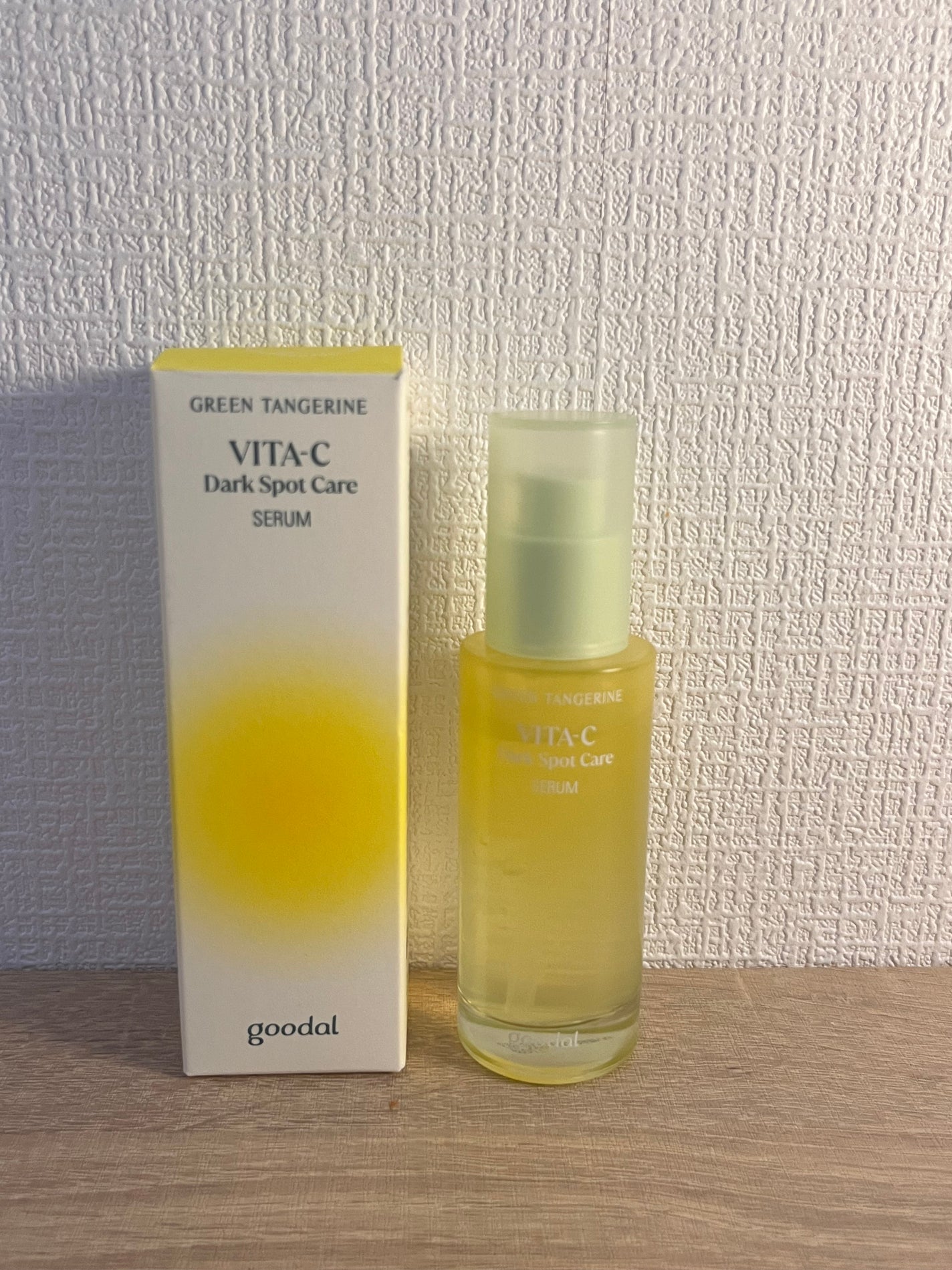 グリーンタンジェリン ビタC ダークスポットケアセラム/goodal/美容液を使ったクチコミ(1枚目)