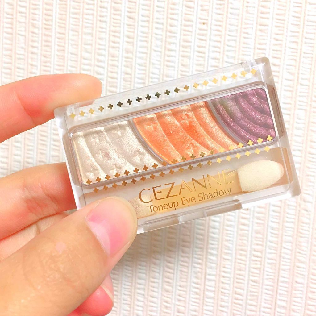トーンアップアイシャドウ/CEZANNE/アイシャドウパレットを使ったクチコミ(1枚目)