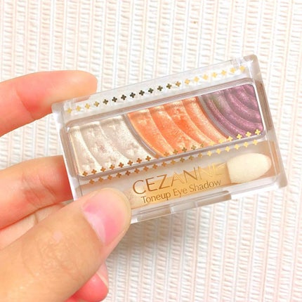 トーンアップアイシャドウ/CEZANNE/アイシャドウパレットを使ったクチコミ(1枚目)