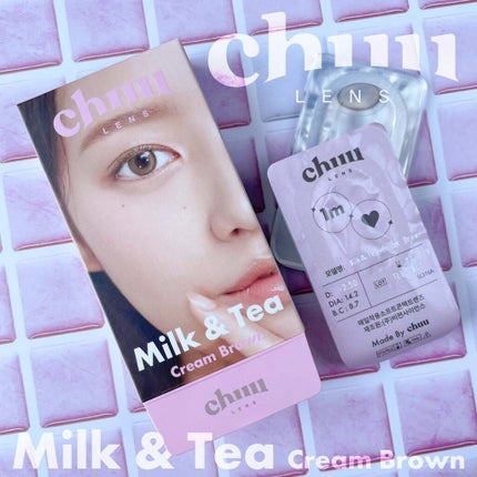 chuuLENS Milk&Tea 1day/chuu LENS/ワンデー(1DAY)カラコンを使ったクチコミ(5枚目)