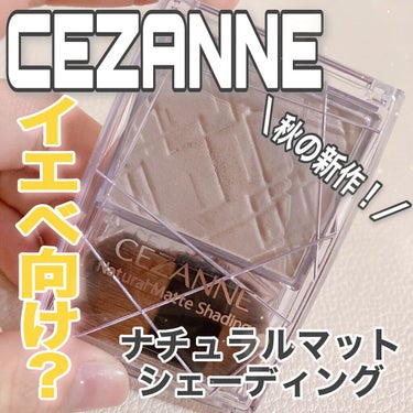 ナチュラルマットシェーディング/CEZANNE/シェーディングを使ったクチコミ（1枚目）