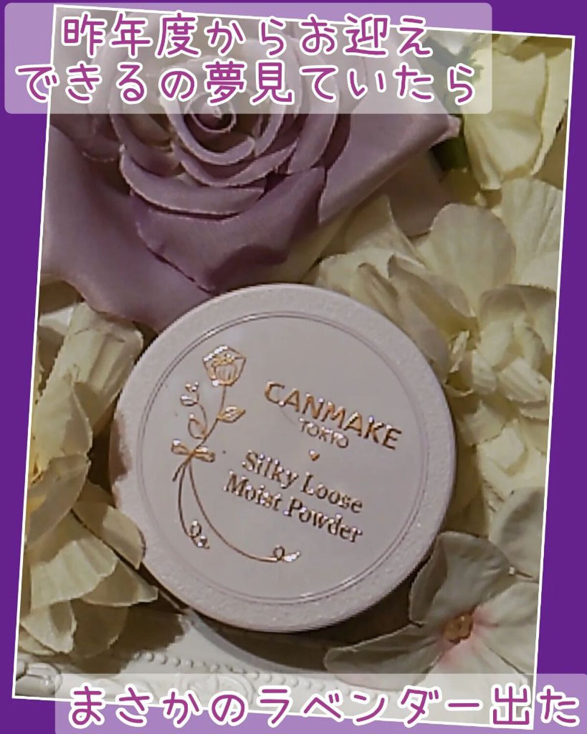 シルキールースモイストパウダー/キャンメイク/ルースパウダーを使ったクチコミ（1枚目）