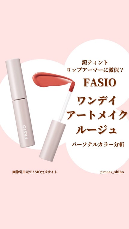 ワンデイ アートメイク ルージュ 01 Fruits Fusion / FASIO ワンデイ アートメイク ルージュ 01 Fruits Fusion / FASIO