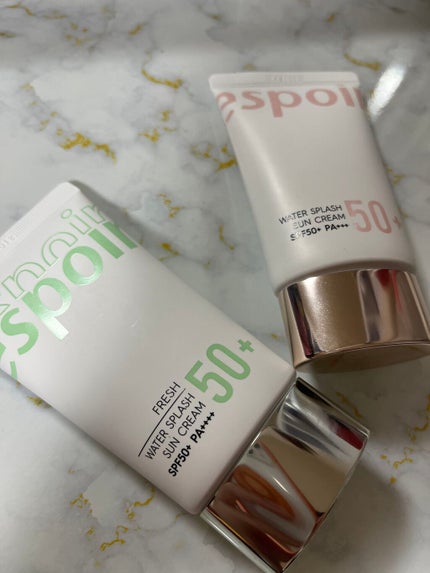 ウォータースプラッシュサンクリーム/espoir/日焼け止め・UVケアを使ったクチコミ(1枚目)