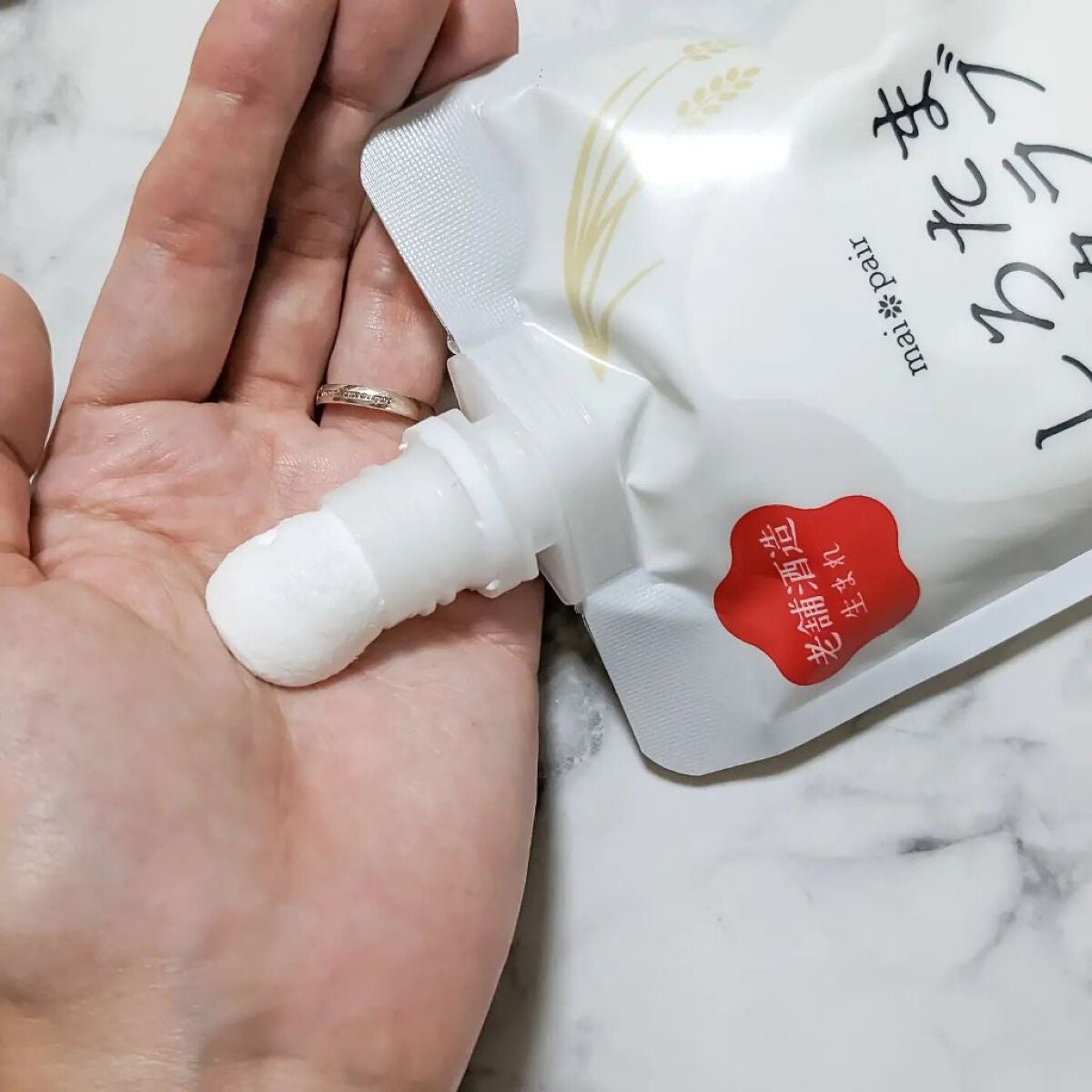 しろたまスクラブ /mai pair/洗い流すパック・マスクを使ったクチコミ(3枚目)