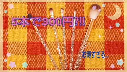 メイクブラシセット/3COINS/メイクブラシを使ったクチコミ(1枚目)