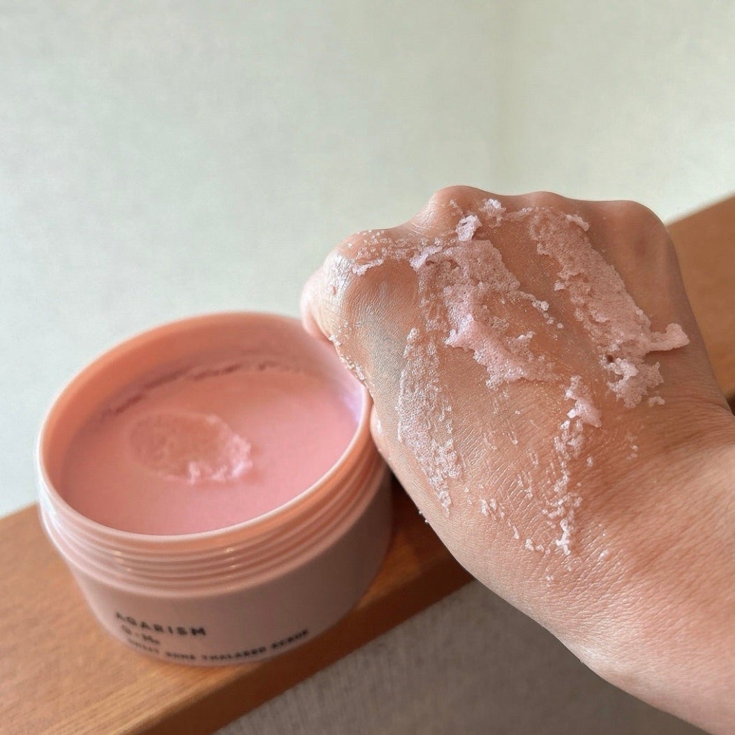 Q+Me スウィート ボム タラソ スクラブ/AGARISM/バスト・ヒップケアを使ったクチコミ(3枚目)