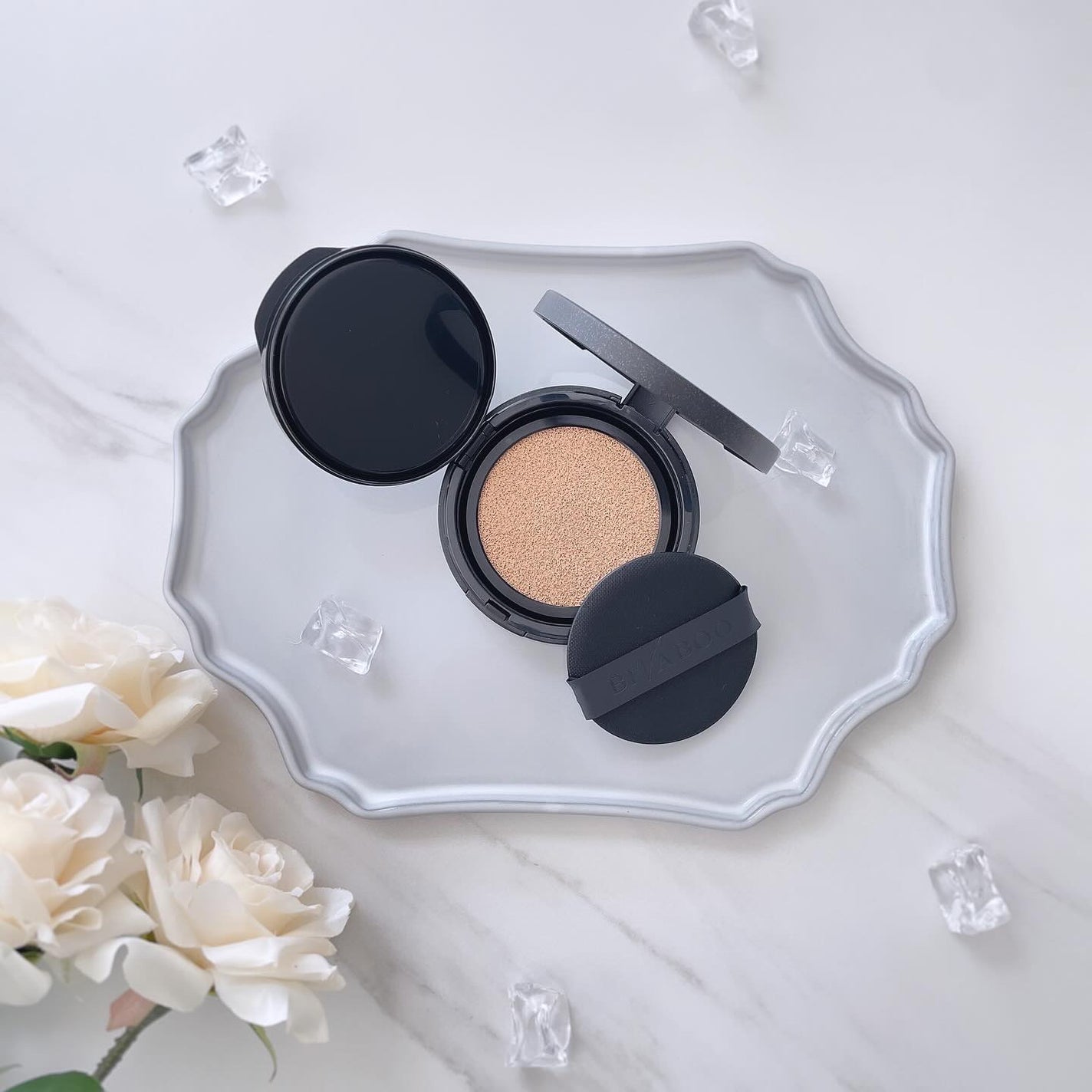 ベルベットジュエルクッション/BIVABOO/クッションファンデーションを使ったクチコミ(1枚目)