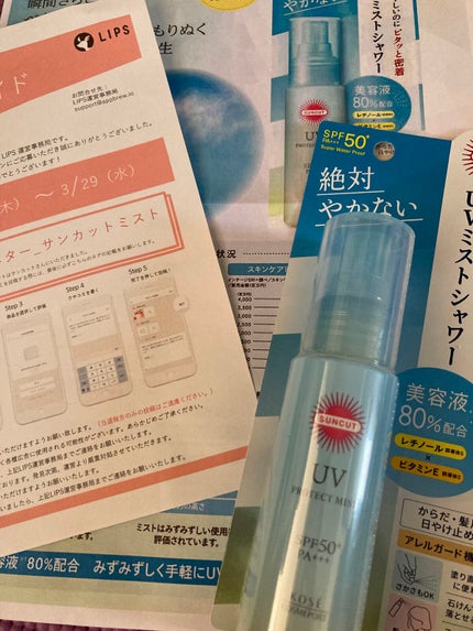 プロテクトUV ミスト/サンカット®/日焼け止めミスト・スプレーを使ったクチコミ(1枚目)