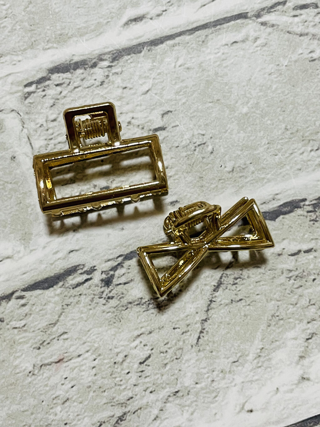 ヘアークリップ/セリア/ヘアアクセサリーを使ったクチコミ（2枚目）