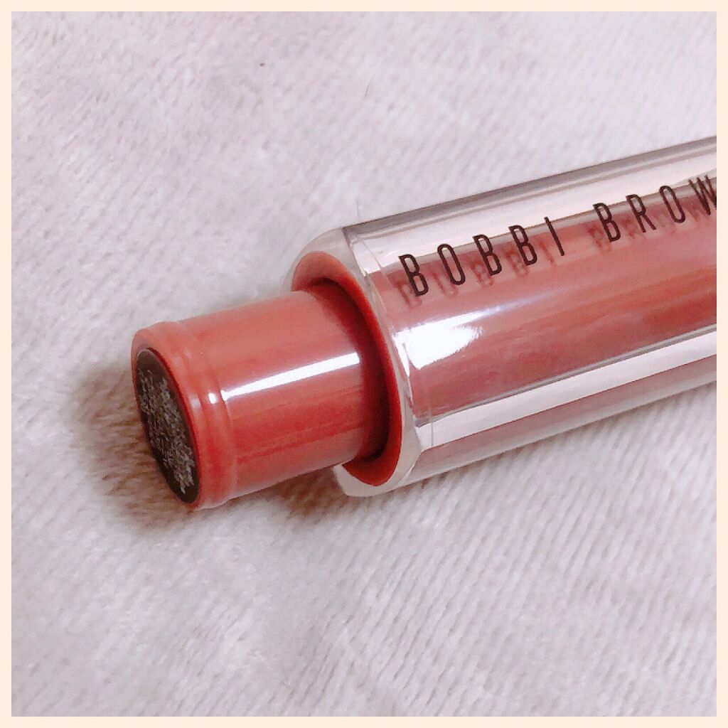 クラッシュド シャイン ジェリー スティック 02 ハニー/BOBBI BROWN/口紅を使ったクチコミ（3枚目）