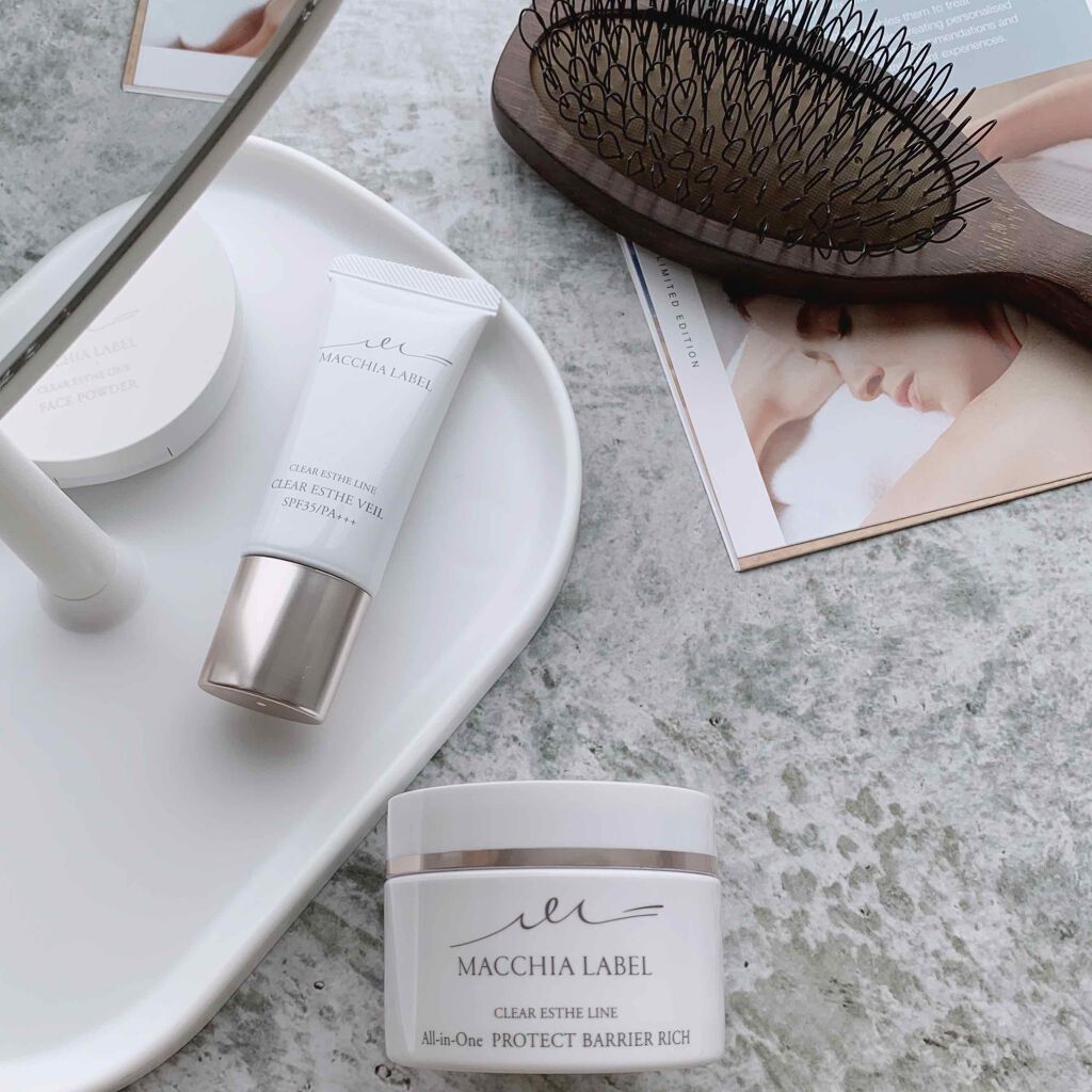 薬用プロテクトバリアリッチ/Macchia Label/オールインワン化粧品を使ったクチコミ（1枚目）