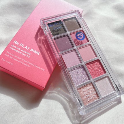 シーズナルブレンディングアイシャドウパレット/Peach C/アイシャドウパレットを使ったクチコミ(2枚目)