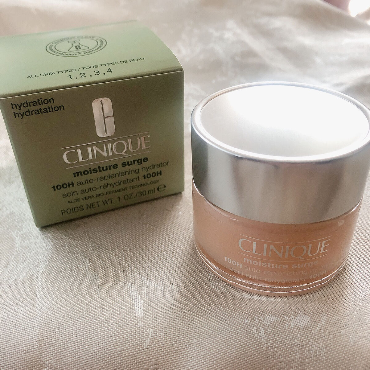 モイスチャー サージ ジェルクリーム 100H/CLINIQUE/フェイスクリームを使ったクチコミ（1枚目）