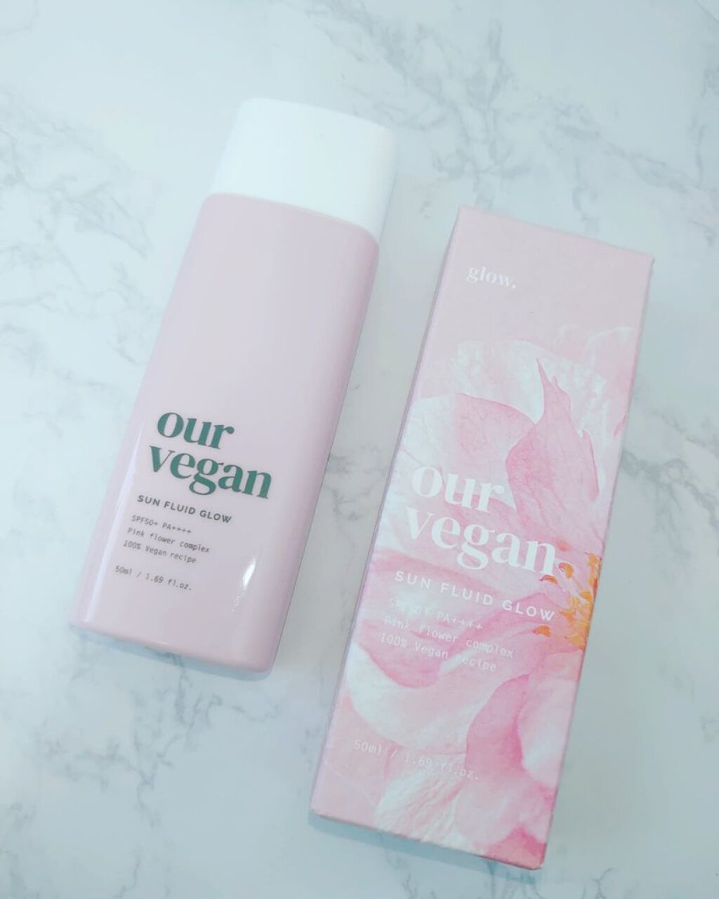 アワーヴィーガン サンプルイド グロー/manyo/化粧下地を使ったクチコミ（1枚目）