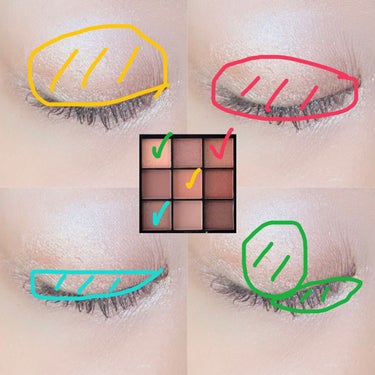 UR GLAM　BLOOMING EYE COLOR PALETTE 04/U R GLAM/アイシャドウパレットを使ったクチコミ（2枚目）