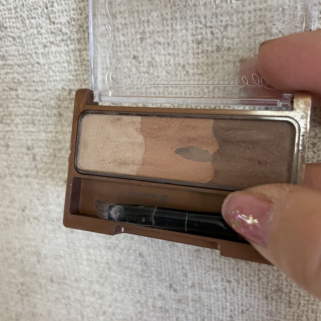 ノーズ＆アイブロウパウダー/CEZANNE/パウダーアイブロウを使ったクチコミ（2枚目）