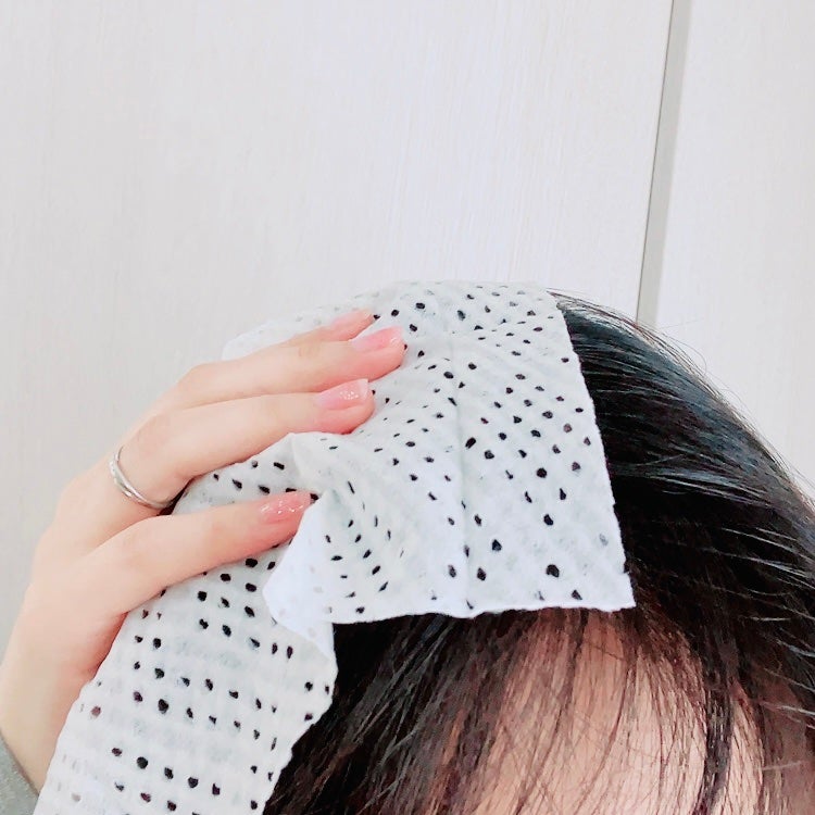 メリット ドライシャンプーシート すっきり爽快タイプ/メリット/ドライシャンプーを使ったクチコミ(4枚目)