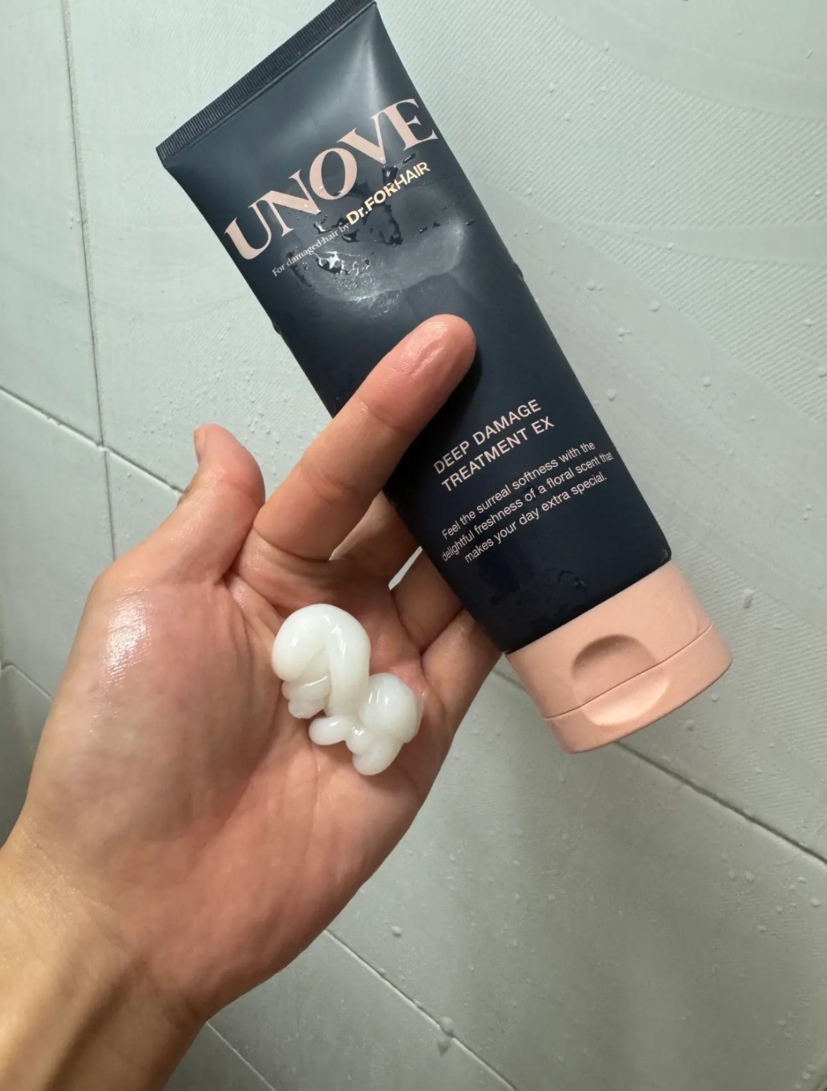 ディープダメージトリートメントEX/UNOVE/洗い流すヘアトリートメントを使ったクチコミ（2枚目）