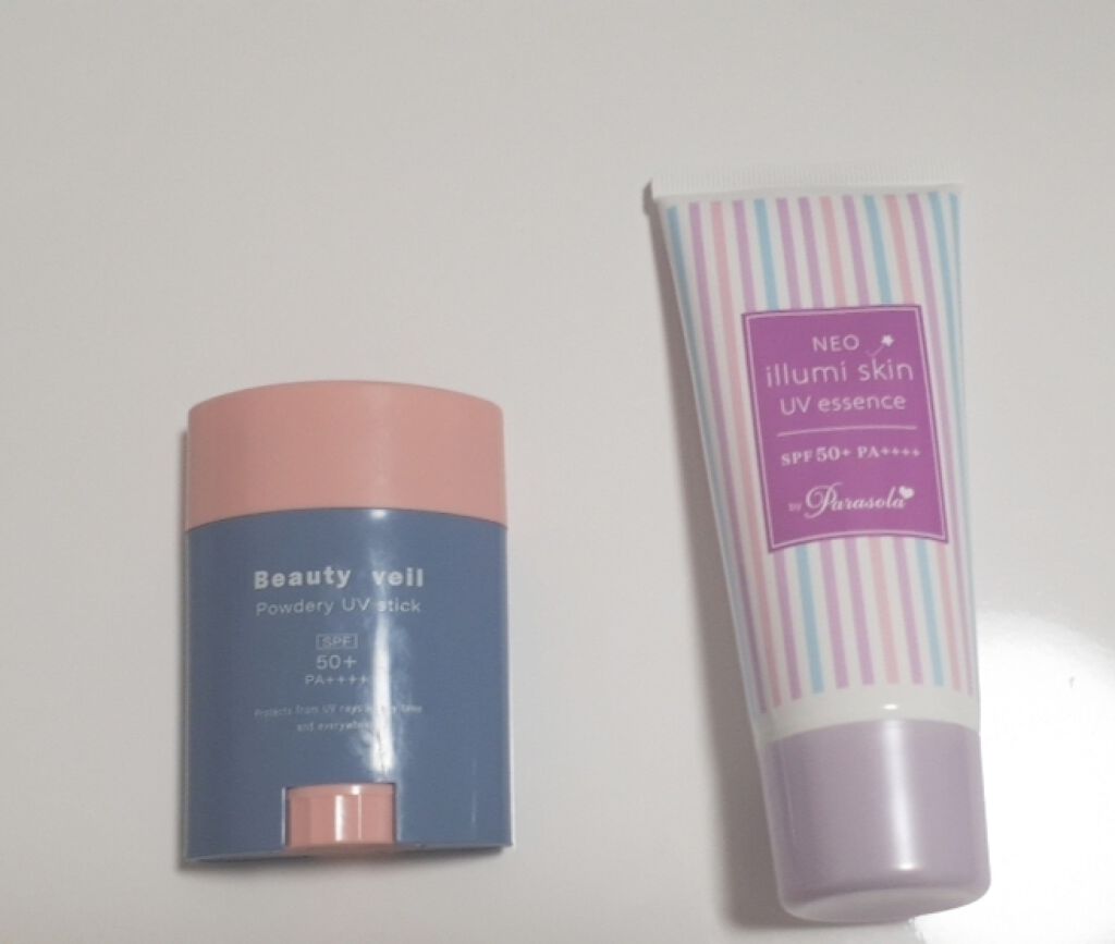 パウダリーUVスティック/Beauty veil/日焼け止めスティックを使ったクチコミ（2枚目）