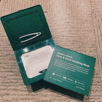 ヘデラヘリックス デイリー&クイック スージングマスク/Milk Touch/シートマスク・パックを使ったクチコミ(1枚目)