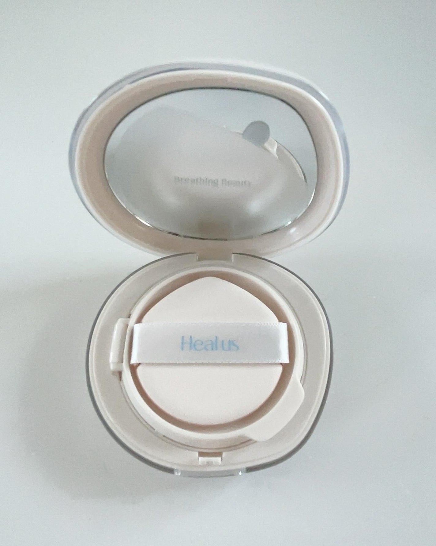 ブリージンググロークッション/Healus/クッションファンデーションを使ったクチコミ(3枚目)