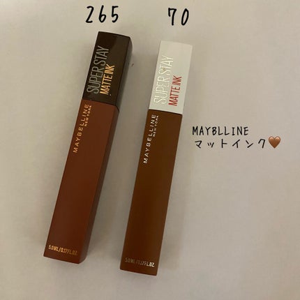 SPステイ マットインク/MAYBELLINE NEW YORK/口紅を使ったクチコミ(1枚目)