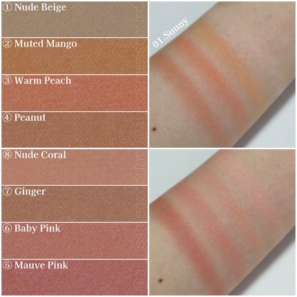 ミドルトーンアイシャドウコレクターパレット/Laka/アイシャドウパレットを使ったクチコミ(4枚目)