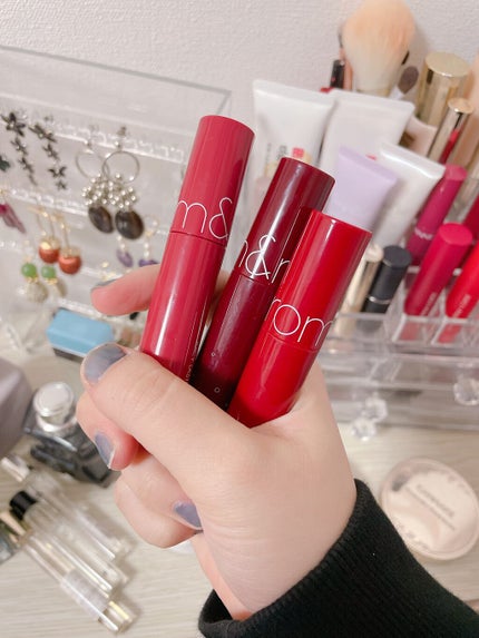 ジューシーラスティングティント/rom&nd/リップティントを使ったクチコミ(1枚目)