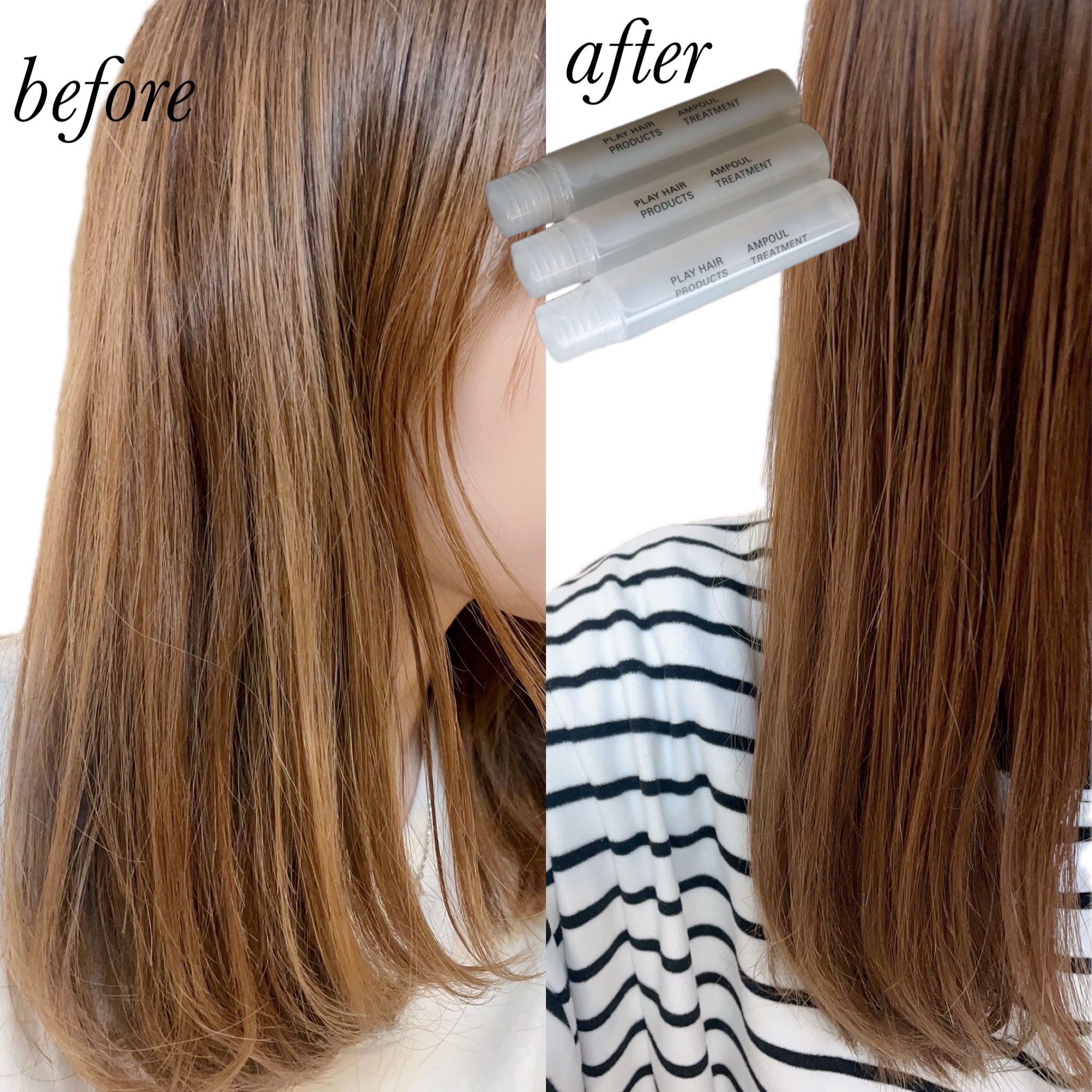 アンプルトリートメント/PLAY HAIR PRODUCTS/アウトバストリートメントを使ったクチコミ（3枚目）