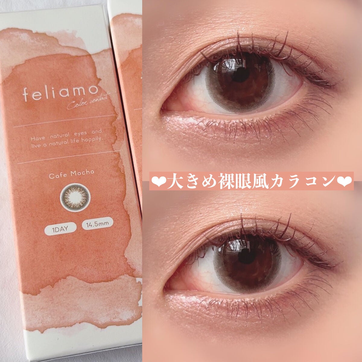 feliamo 1day/feliamo/ワンデー(1DAY)カラコンを使ったクチコミ(1枚目)
