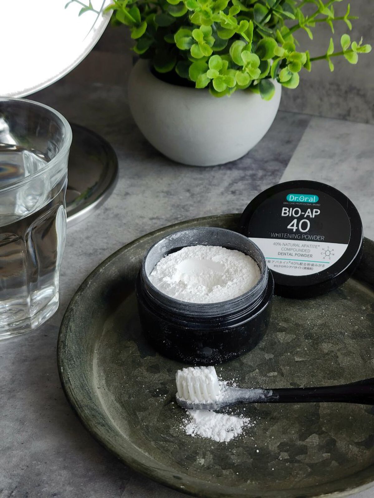 ホワイトニングパウダー ミント/Dr.Oral/歯磨き粉を使ったクチコミ（1枚目）