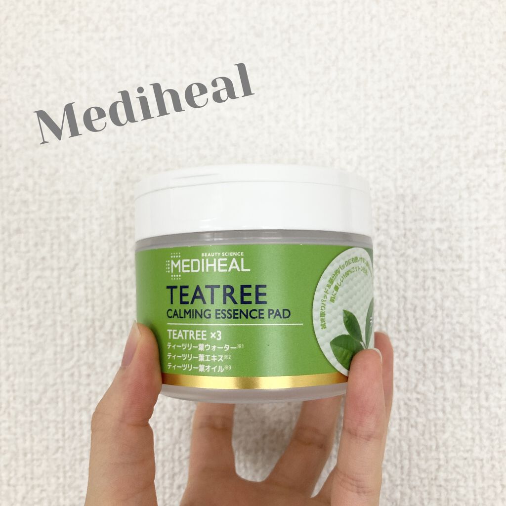 ティーツリーカーミングエッセンスパッド/MEDIHEAL/トナーパッドを使ったクチコミ（1枚目）