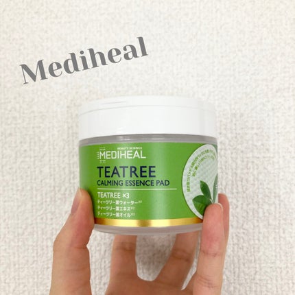 ティーツリーカーミングエッセンスパッド/MEDIHEAL/トナーパッドを使ったクチコミ(1枚目)