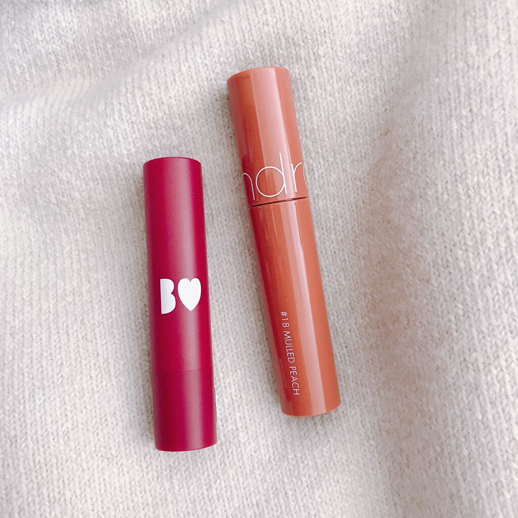 ジューシーラスティングティント/rom&nd/リップティントを使ったクチコミ（1枚目）