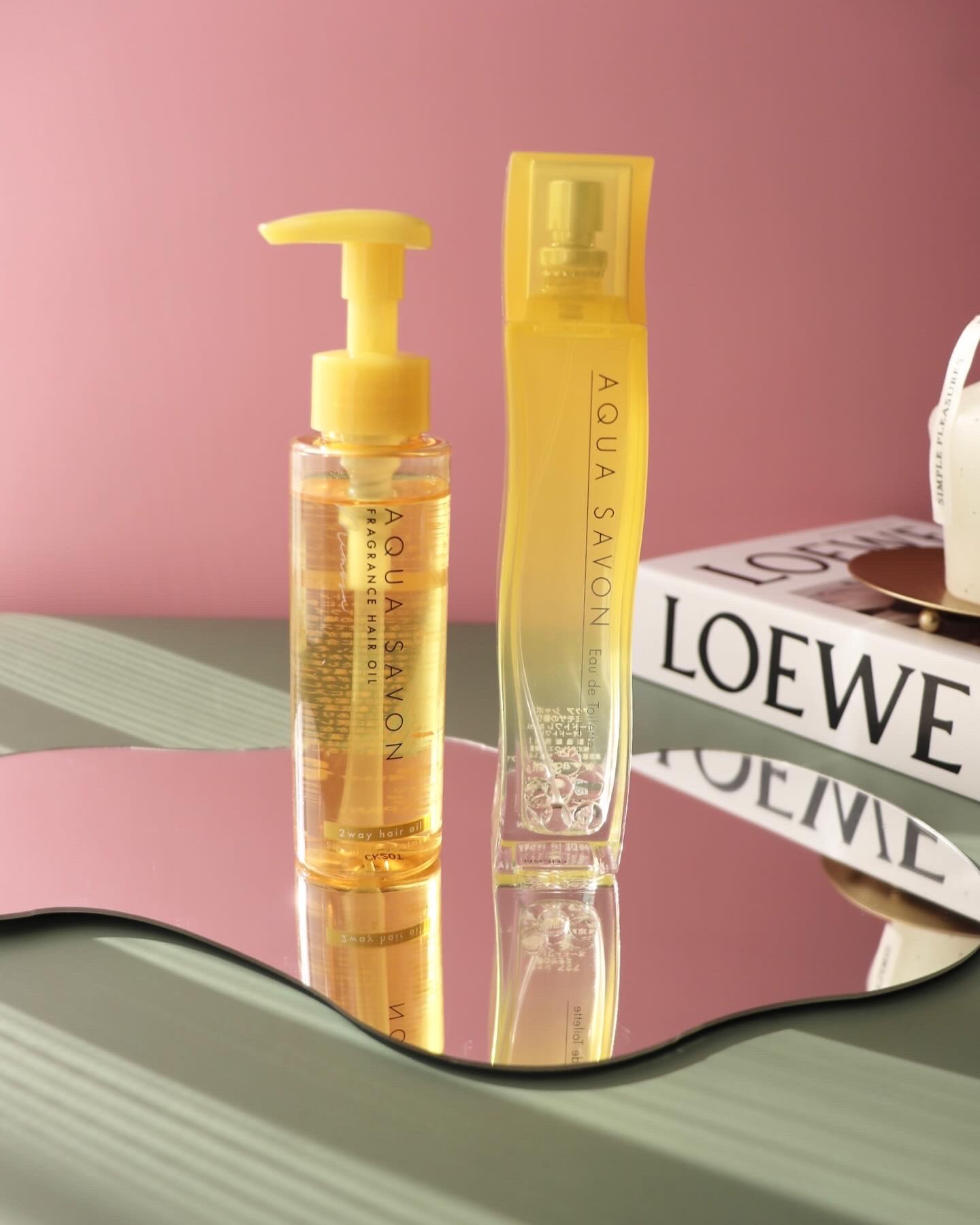 アクア シャボン フレグランスヘアオイル ミモザの香り/アクアシャボン/ヘアオイルを使ったクチコミ（1枚目）