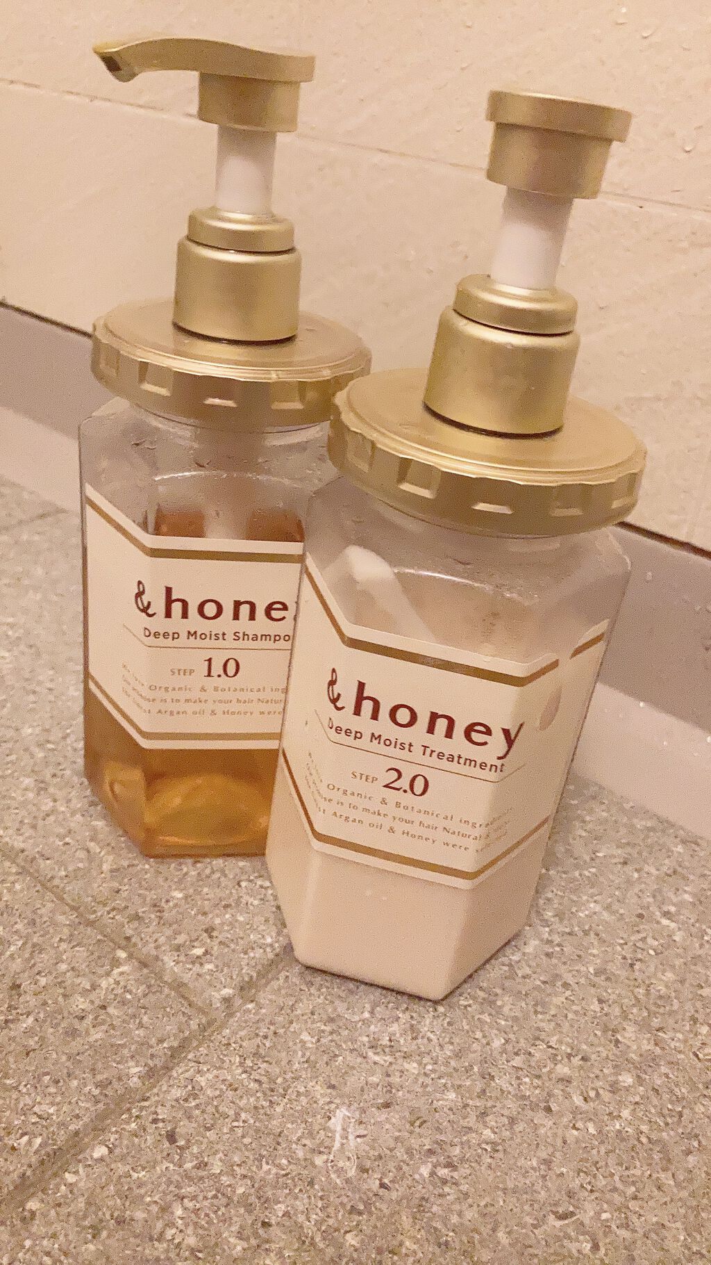 ディープモイスト シャンプー1.0/ヘアトリートメント2.0/&honey/市販シャンプーを使ったクチコミ(1枚目)