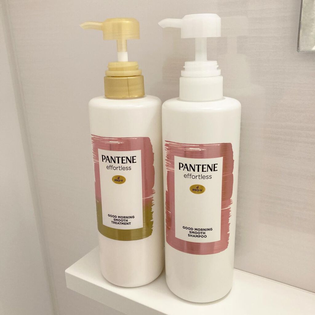 パンテーン エフォートレス グッドモーニング スムース シャンプー／トリートメント/パンテーン/市販シャンプーを使ったクチコミ（1枚目）