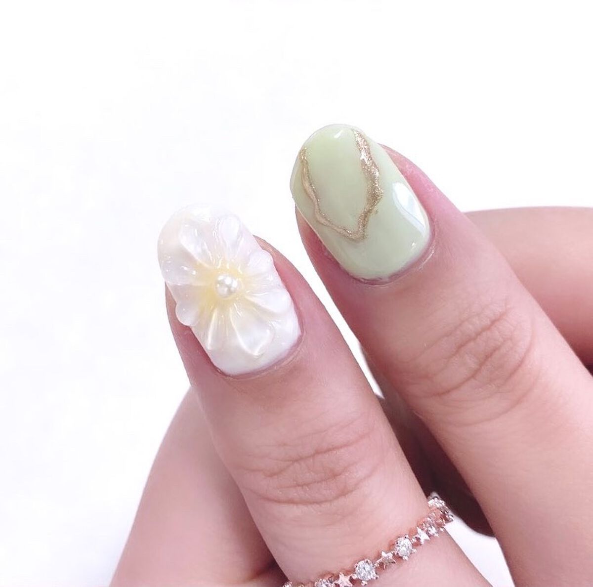 ジェルネイル（ライト対応）/セリア/ジェルネイルを使ったクチコミ（1枚目）