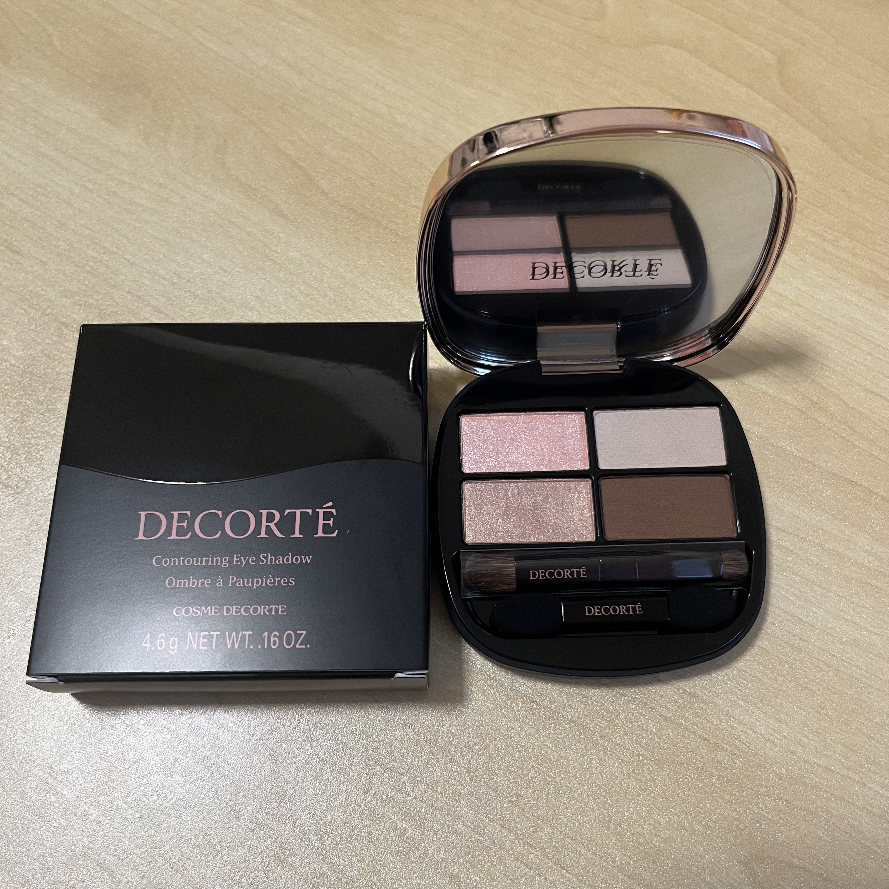 コントゥアリング アイシャドウ 013 レディッシュベージュ/DECORTÉ/アイシャドウパレットを使ったクチコミ（1枚目）