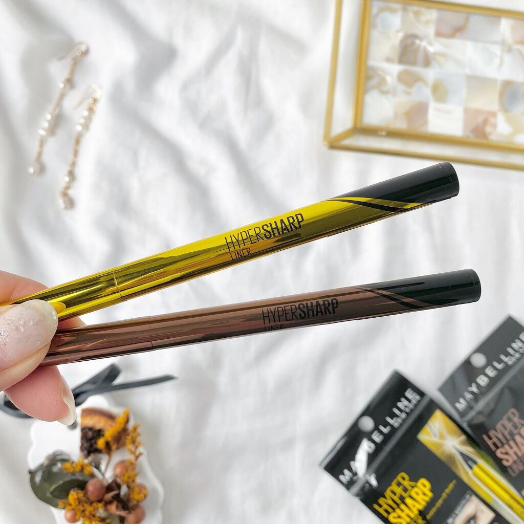 ハイパーシャープ ライナー R/MAYBELLINE NEW YORK/リキッドアイライナーを使ったクチコミ(3枚目)