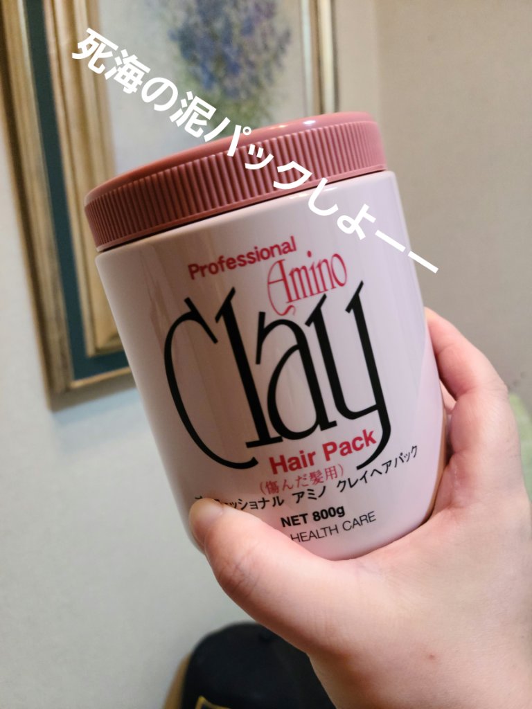 試してみた】プロフェッショナル アミノ クレイヘアパック ダイム