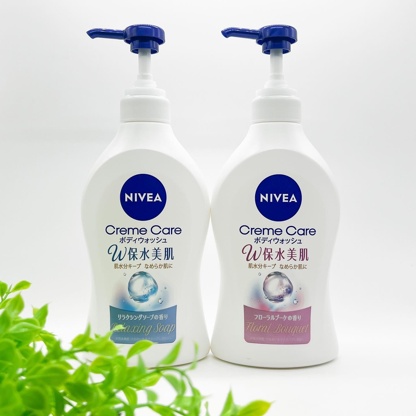クリームケア ボディウォッシュ W保水美肌 フローラルブーケの香り/ニベア/ボディソープを使ったクチコミ（1枚目）