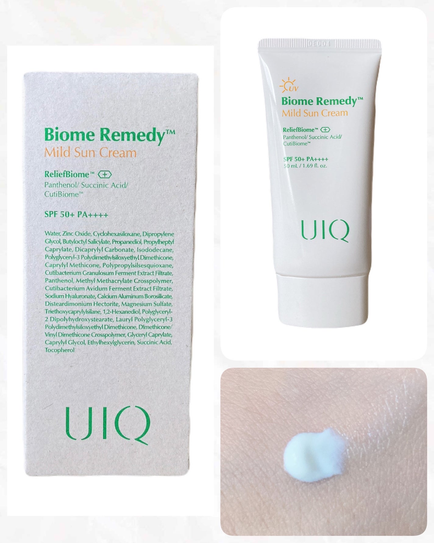 バイオームレメディマイルドサンクリーム/UIQ/日焼け止めクリームを使ったクチコミ(2枚目)